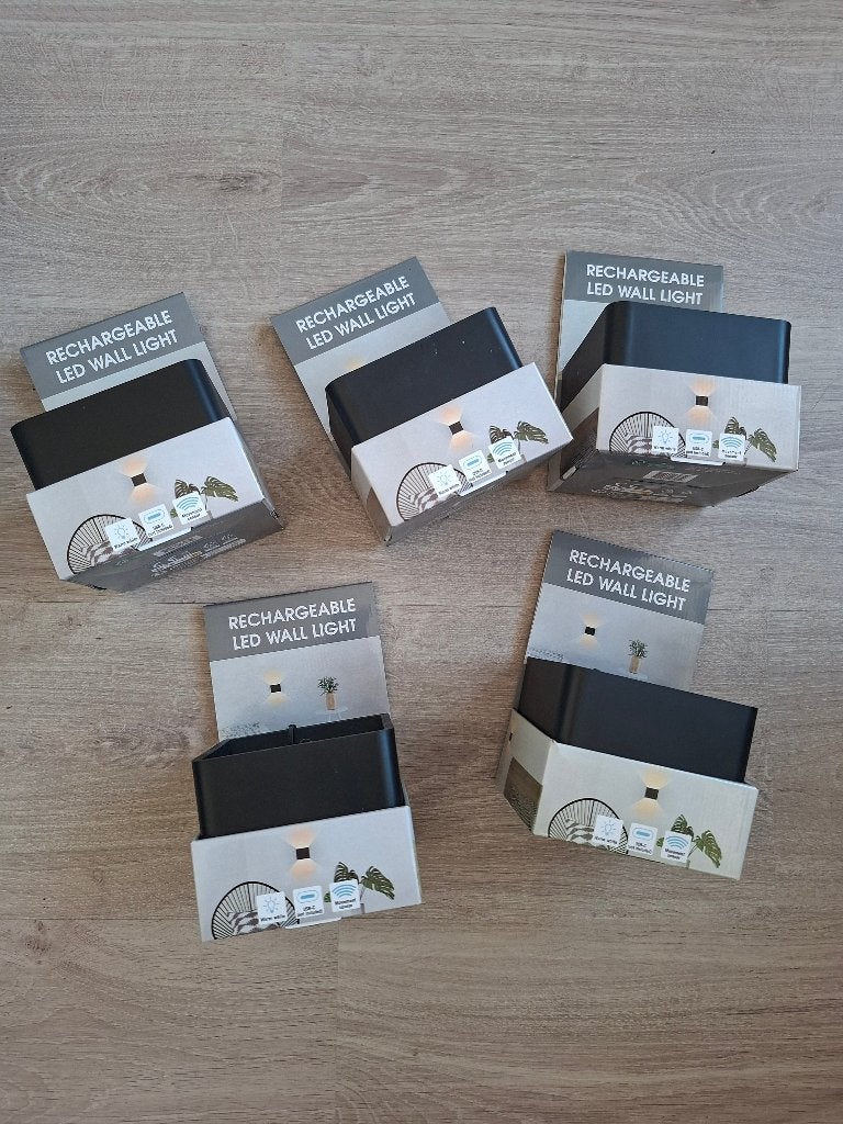 Muurverlichting, Huis en Inrichting, Lampen | Wandlampen, Ophalen, Sensorlamp, LED, Zwart