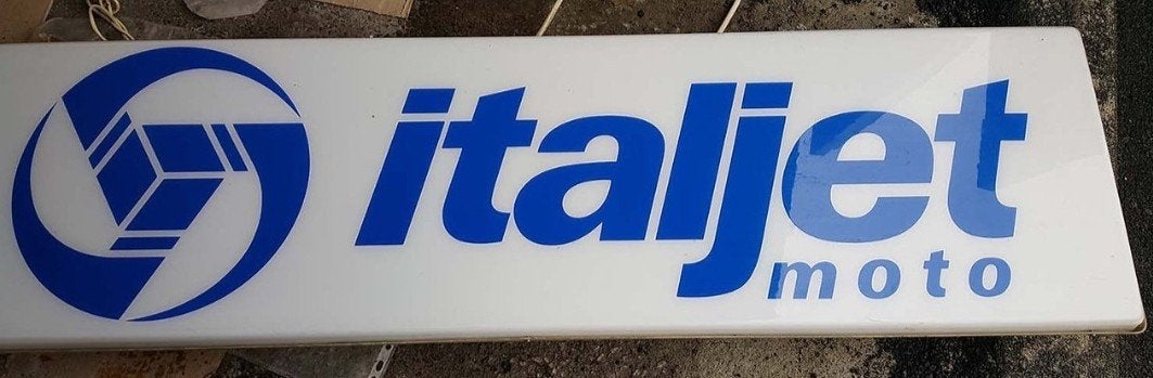 Italjet lichtreclame Nieuw, Vélos & Vélomoteurs, Pièces de cyclomoteur | Oldtimers & Ancêtres, Enlèvement, Neuf, Autres marques