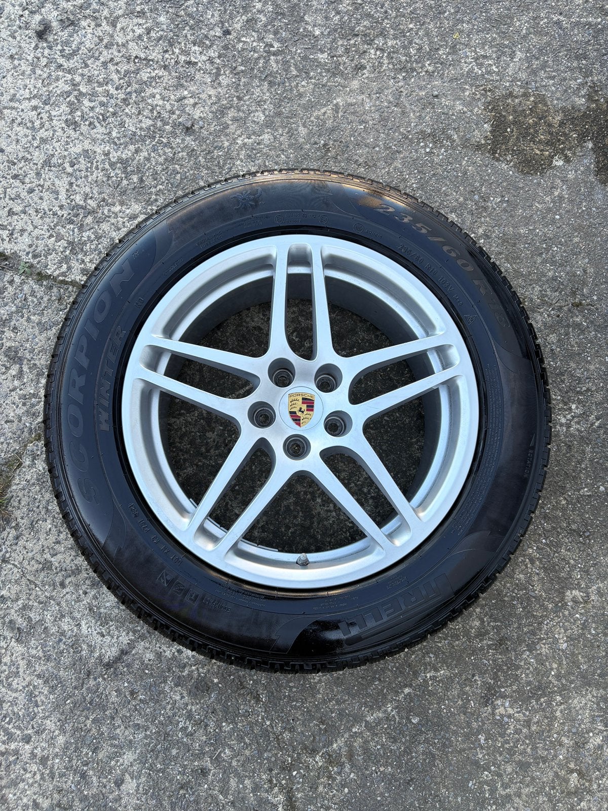 4 jantes Porsche Macan / Macan S 18" + 4 pneus neufs, Autos : Pièces & Accessoires, Enlèvement, 18 pouces, Pneu(s)