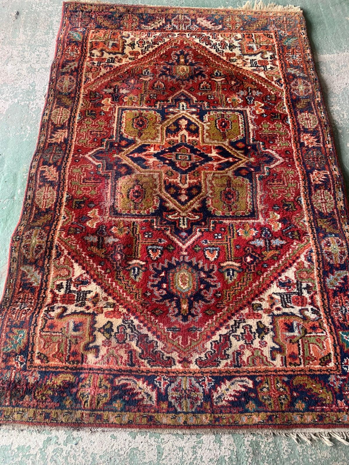 Oosters tapijt, Maison & Meubles, Ameublement | Tapis & Moquettes, Rouge, 150 à 200 cm, Klassiek, 100 à 150 cm