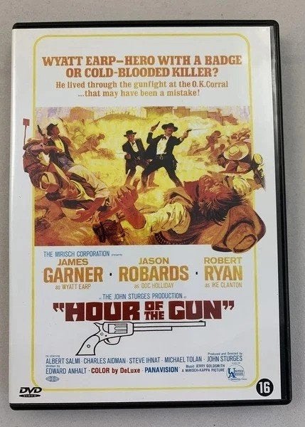 Hour of the Gun 1967 dvd 2005 regio 2 pal Engels western, Cd's en Dvd's, Dvd's | Actie, Engels, Vanaf 16 jaar, Verzenden, Inclusief doosje