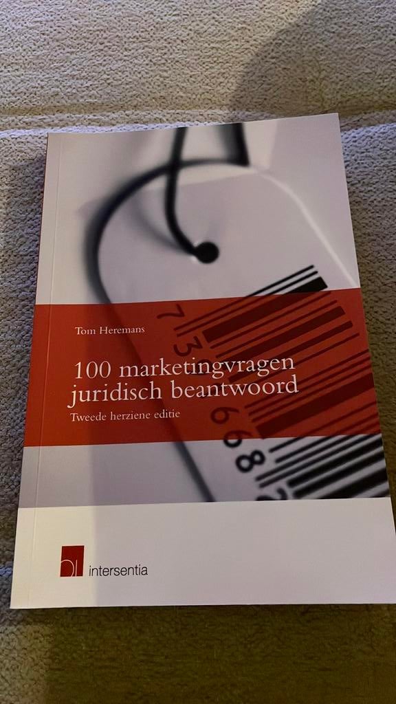 Tom Heremans - 100 marketingvragen juridisch beantwoord, Boeken, Ophalen of Verzenden, Tom Heremans