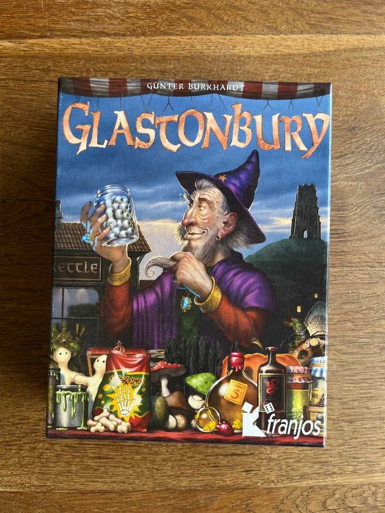 Glastonbury bordspel kaartspel - als nieuw, Enlèvement ou Envoi, Comme neuf