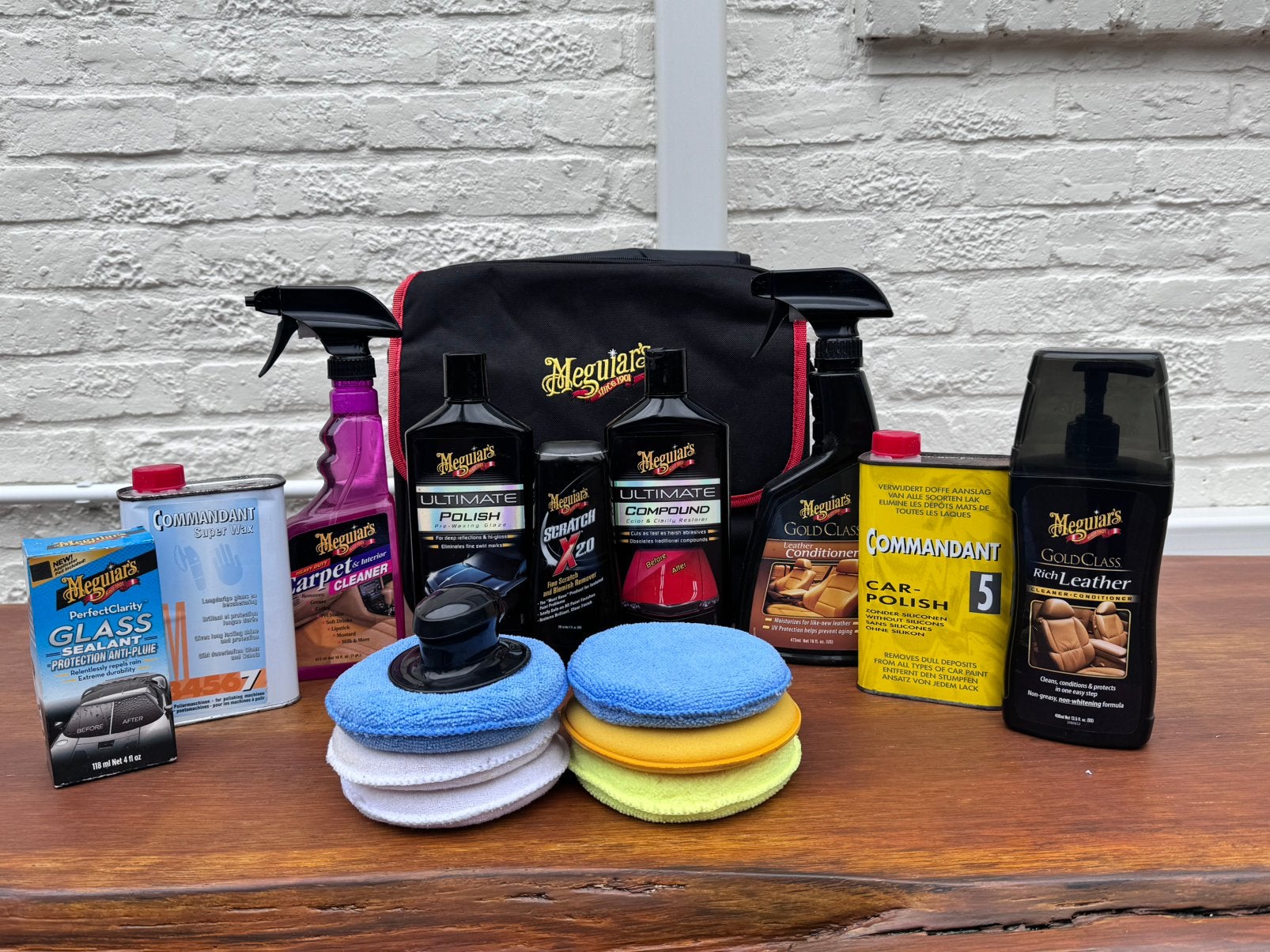 Meguiar’s & Commandant Autopoetsset (11-delig) ALLES NIEUW!, Enlèvement ou Envoi
