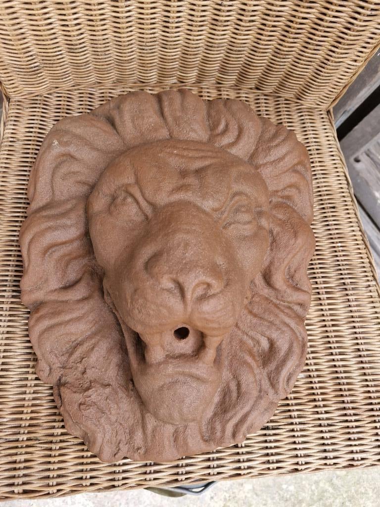 Fontein , waterspuwer , leeuw, Tuin en Terras, Tuinbeelden, Ophalen of Verzenden, Nieuw