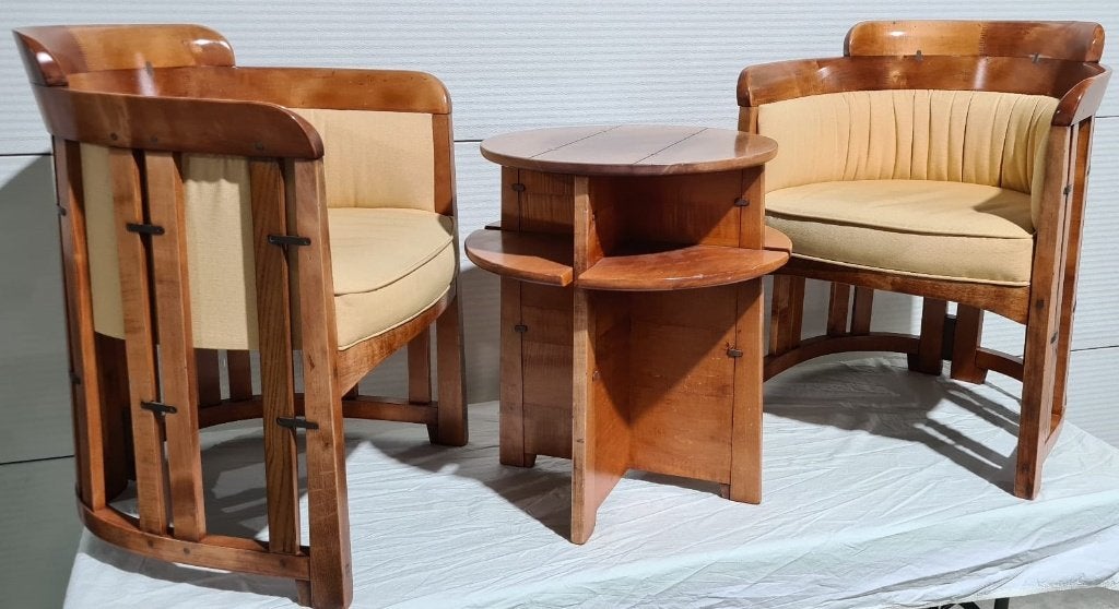 Chaises et table modernistes Schuitema Shaker, années 70/80, Autres couleurs, Deux, Enlèvement, Utilisé