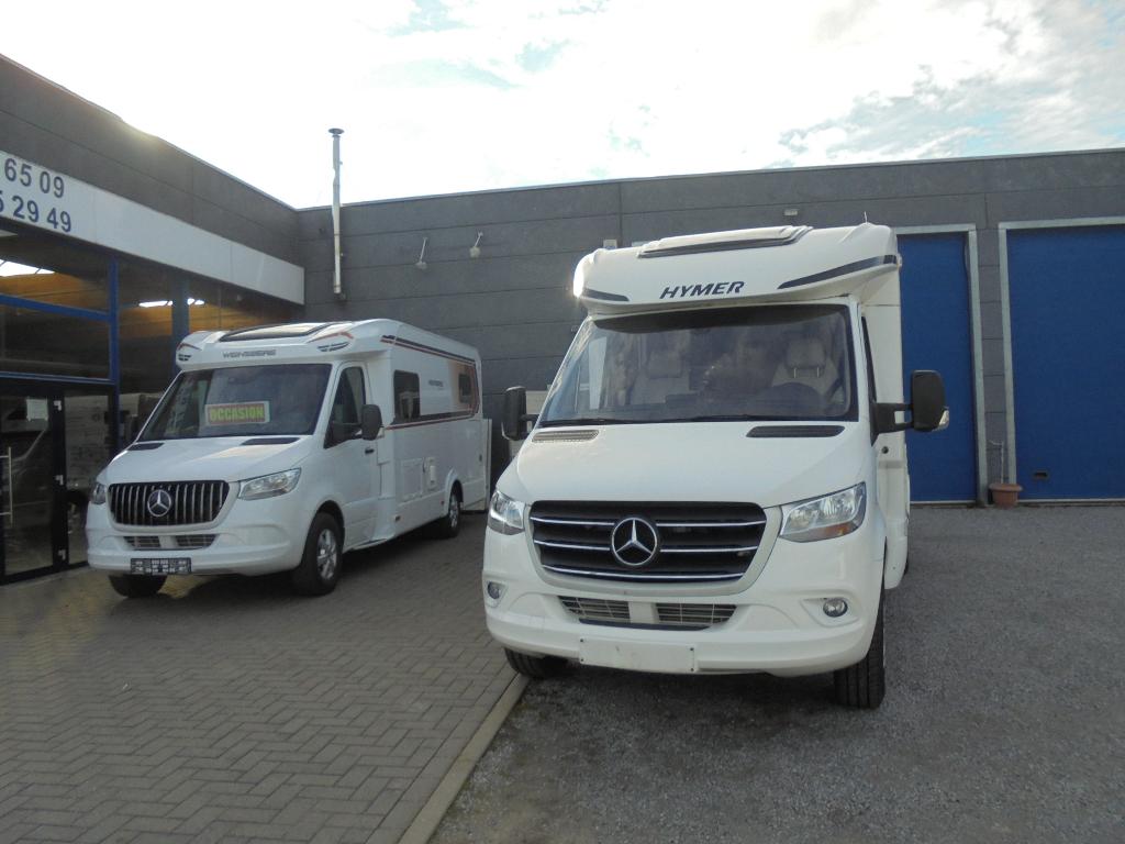 HYMER TRAMP T695S, Caravans en Kamperen, Mobilhomes, Bedrijf, tot en met 4, Half-integraal, Hymer, Mercedes, 7 tot 8 meter, Diesel