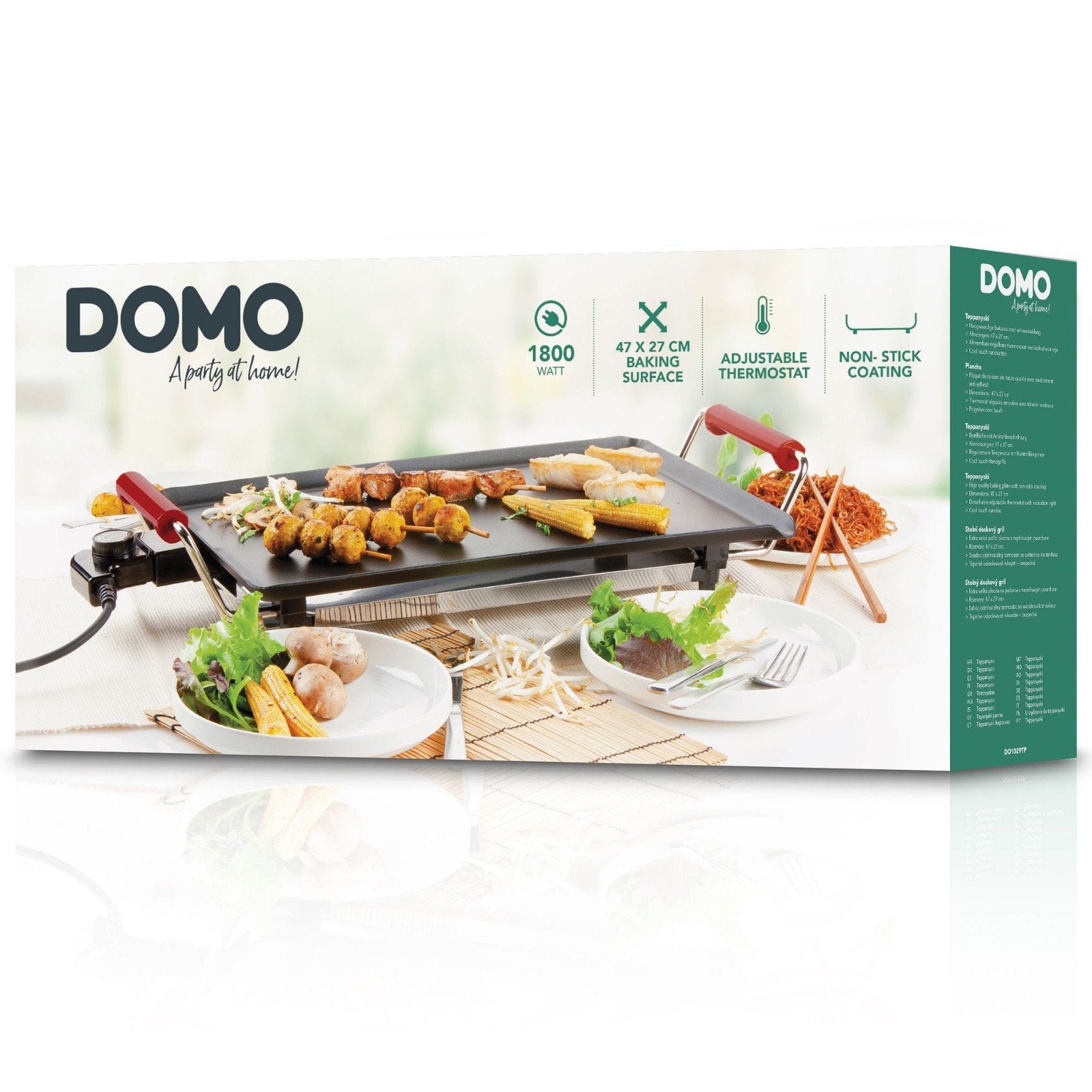 DOMO DO1060TP teppanyaki, Ophalen