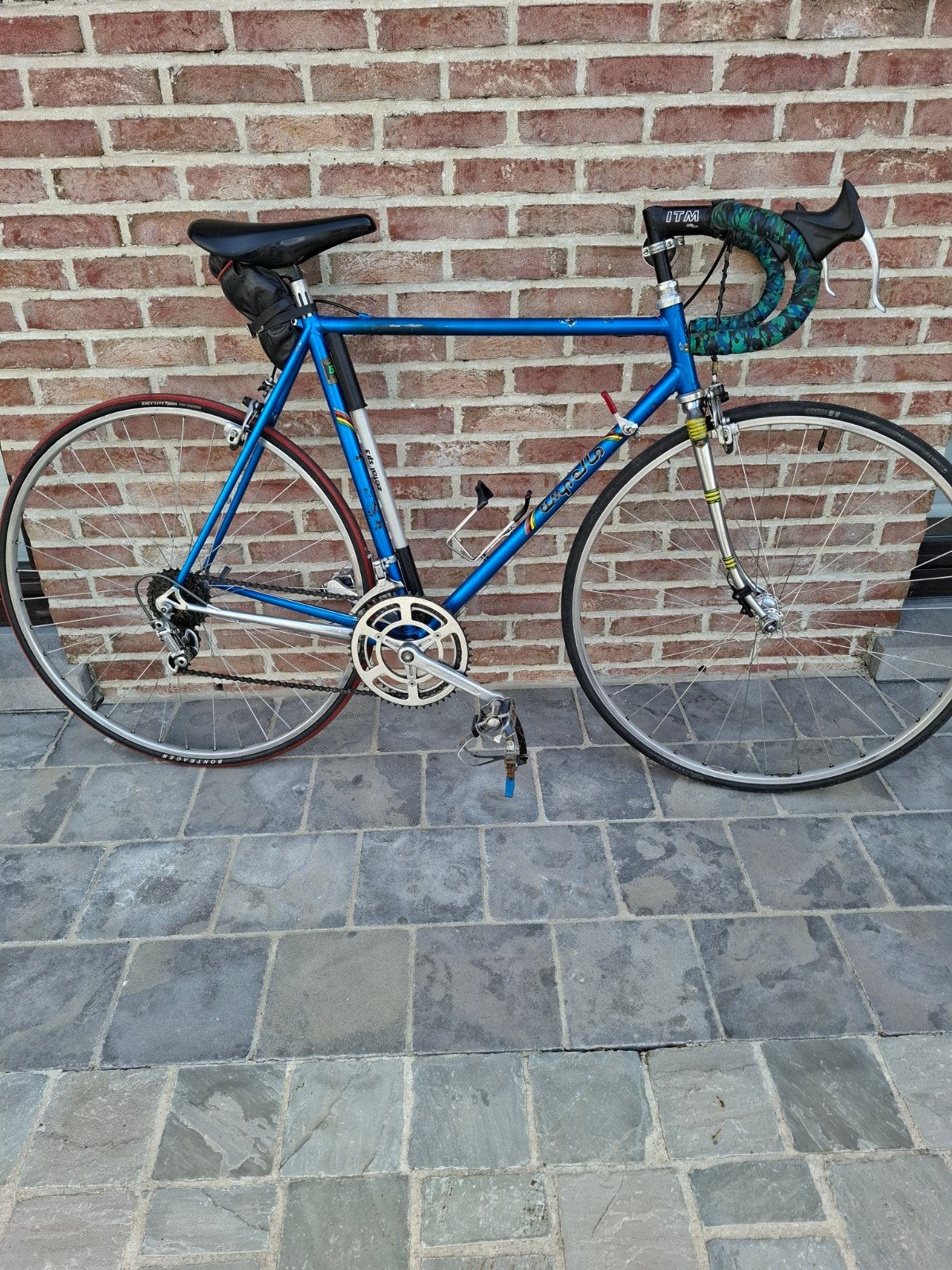 koersfiets retro kader maat 19, Ophalen