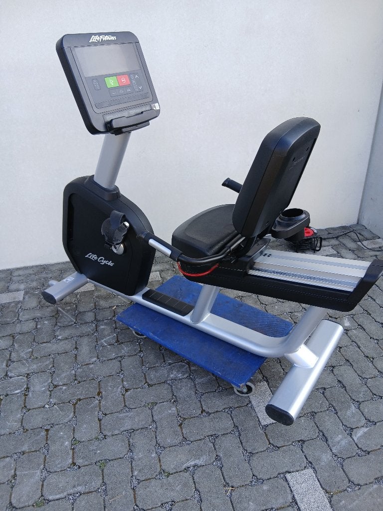 Life Fitness Ligfiets - Hometrainer, Sport en Fitness, Ophalen, Zo goed als nieuw, Benen, Overige typen
