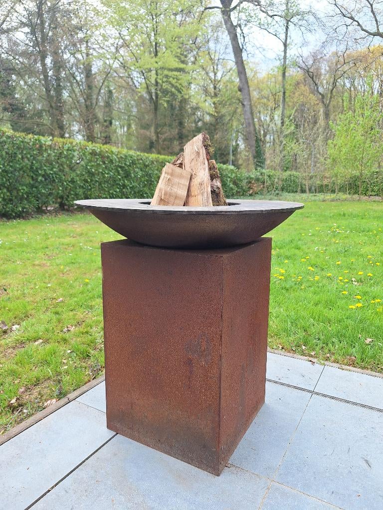 Cortenstaal Plancha BBQ - 85 cm, Enlèvement, Neuf