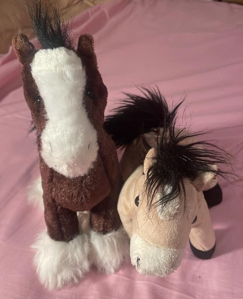 paarden knuffels set van 2 stuks, Enlèvement ou Envoi