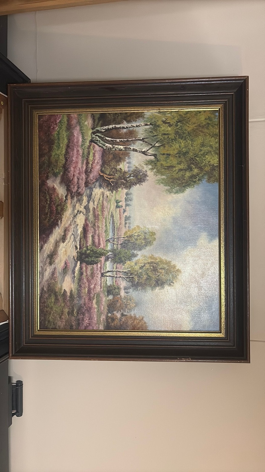 Heide landschap “Vital van Praet 89”, Enlèvement, Paysage, Toile