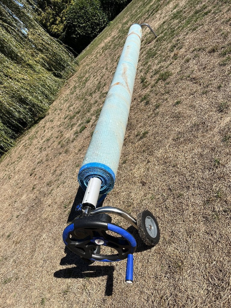 8X4M zwembadroller + afdekking van hoge kwaliteit, Tuin en Terras, Ophalen, Nieuw, Afdekzeil