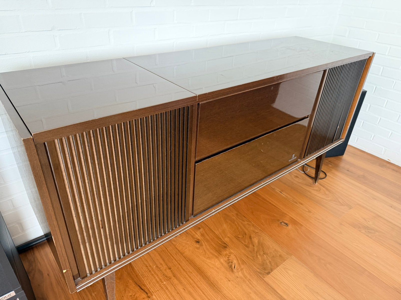 Vintage Grundig muziekmeubel, Ophalen, Gebruikt
