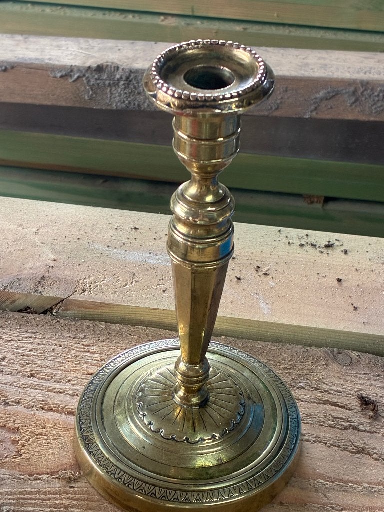 Antieke kandelaar, Antiek en Kunst, Ophalen, Overige materialen