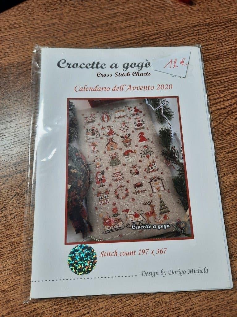 Motif original Crocette a Gogo - Calendario 2020 Nouveau !, Enlèvement ou Envoi, Neuf, Broderies à la main, Patron