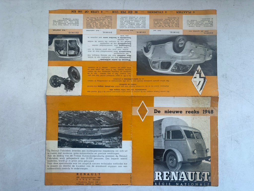 Renault nijverheidsvoertuigen 1948, Verzamelen, Ophalen of Verzenden