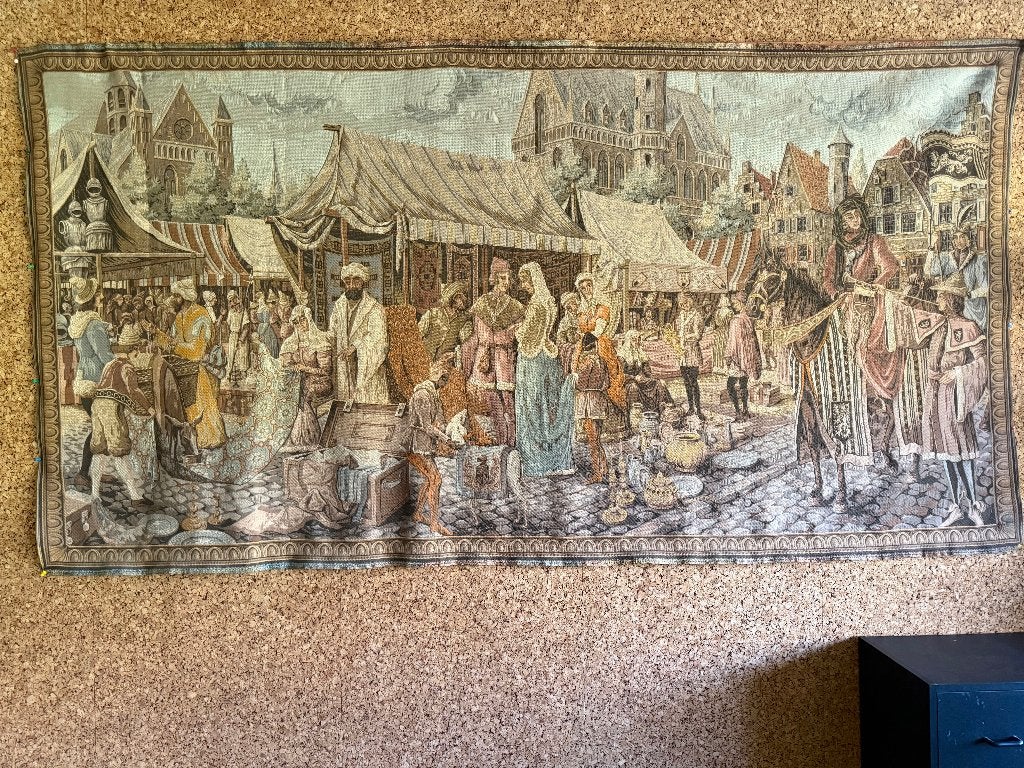 Gobelin (250 op 130 cm), Enlèvement