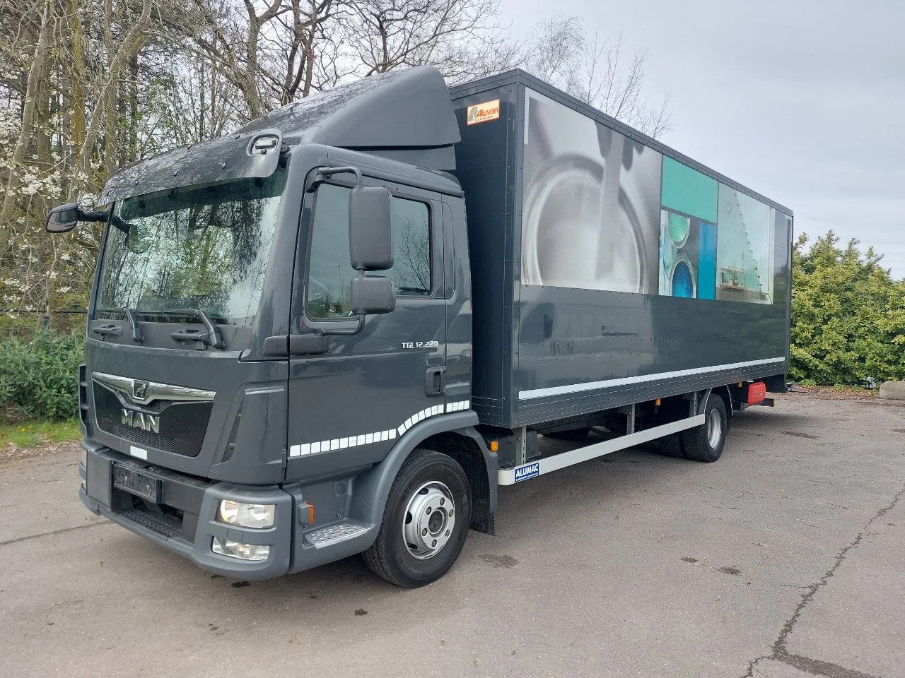MAN TGL 12.220 4x2 BL koffer 7m + D’Hollandia LBW, Automaat, Achterwielaandrijving, MAN, Bedrijf