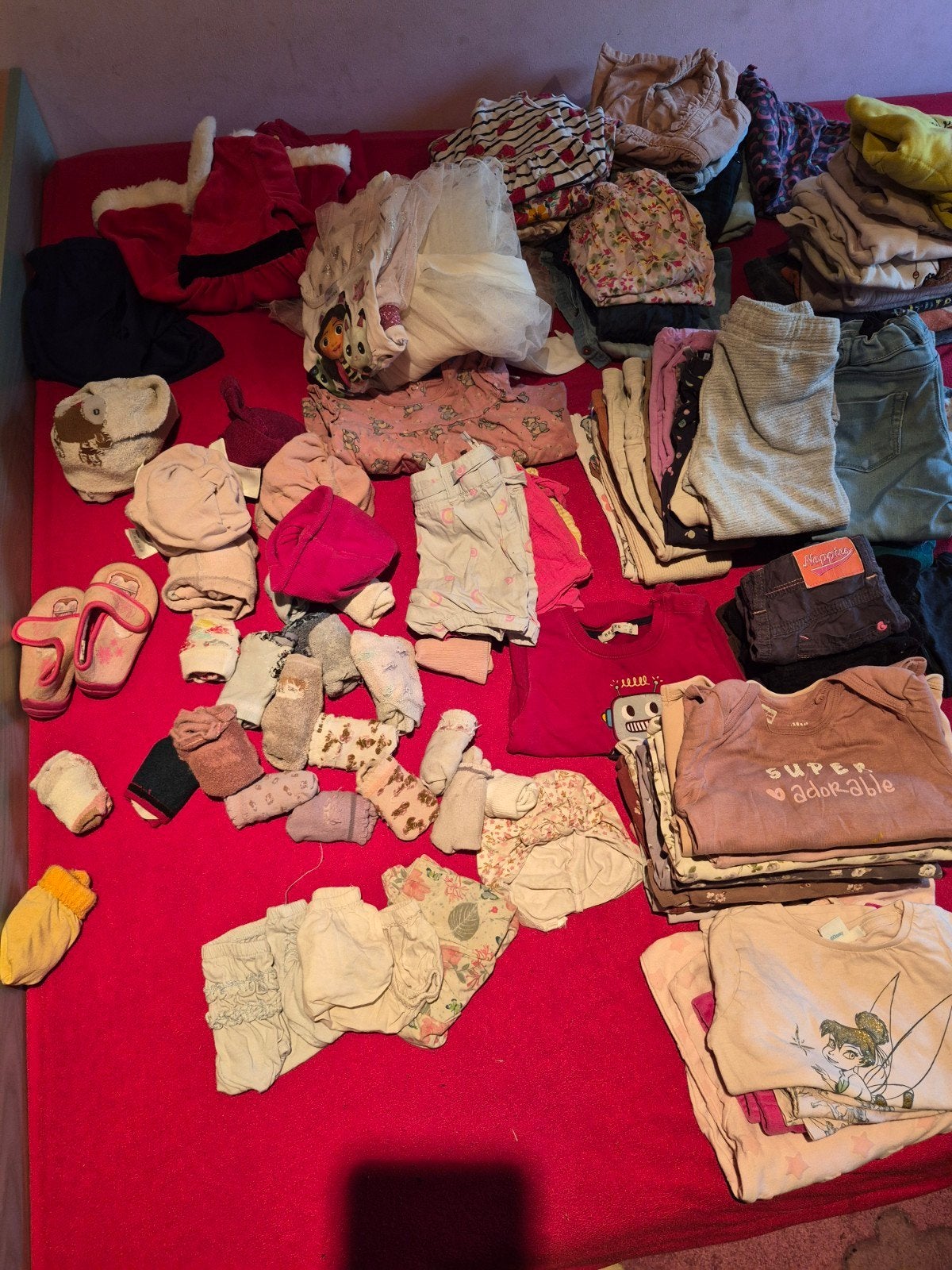 Paquet de vêtements pour filles taille 86/92/98, Enlèvement ou Envoi, Taille 86