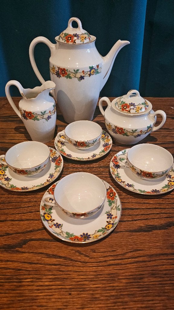 Service à café Porcelaine d'Italie Richard Ginori Vintage, Antiquités & Art, Enlèvement