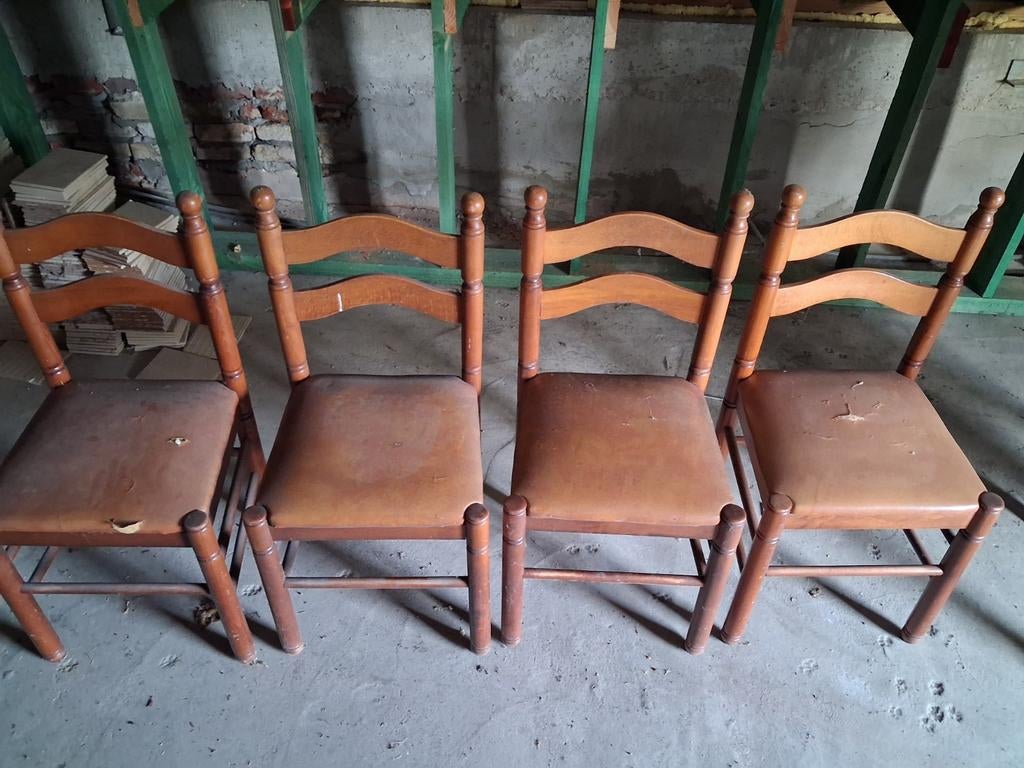 Chaises de café en bois et tables de café en bois, Enlèvement