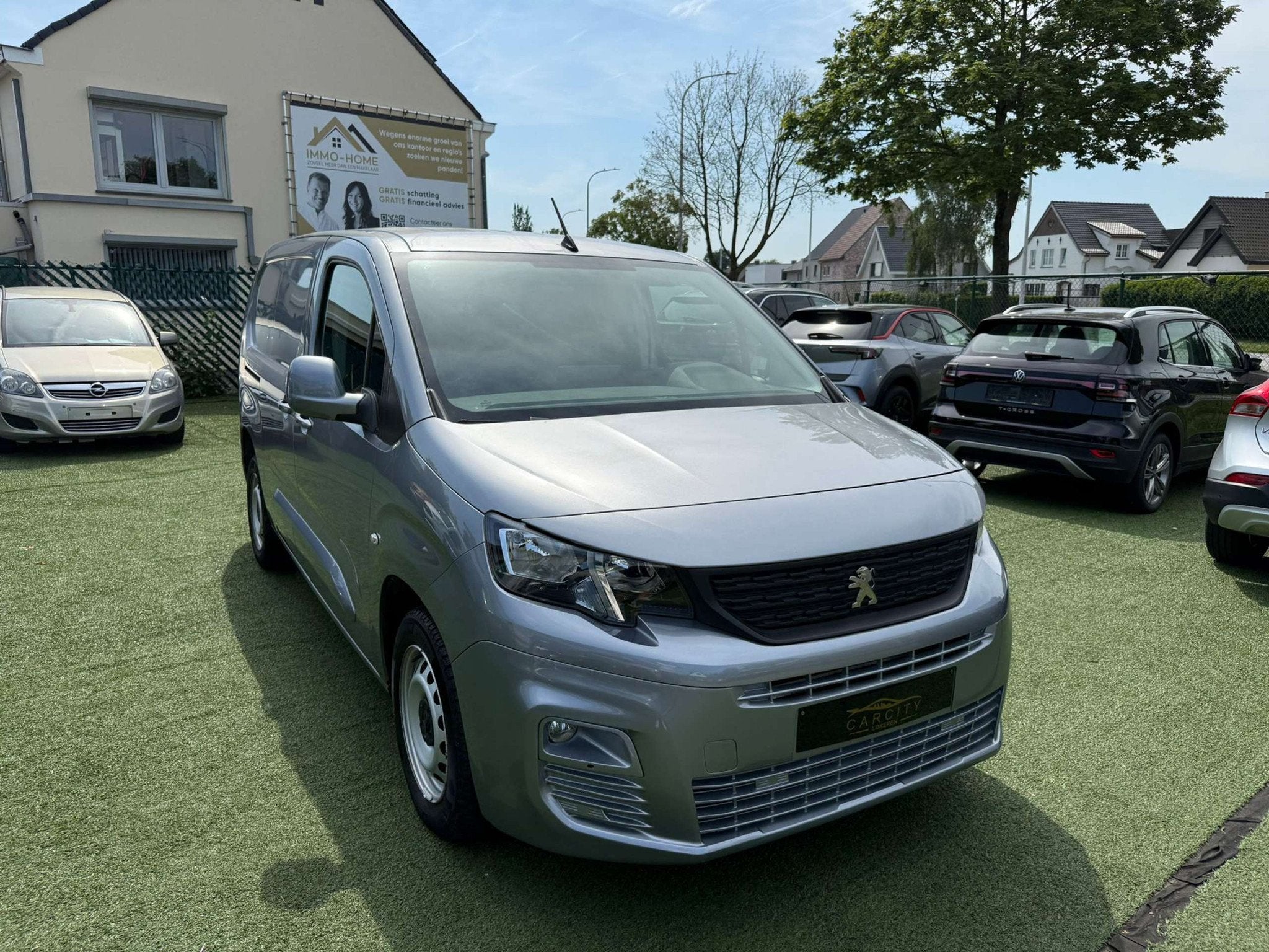 Peugeot Partner 1.6 BlueHDi L2  GPSBLEUTOOTHTREKHAAK, Autos, Camionnettes & Utilitaires, Argent ou Gris, Achat, Euro 6, Entreprise