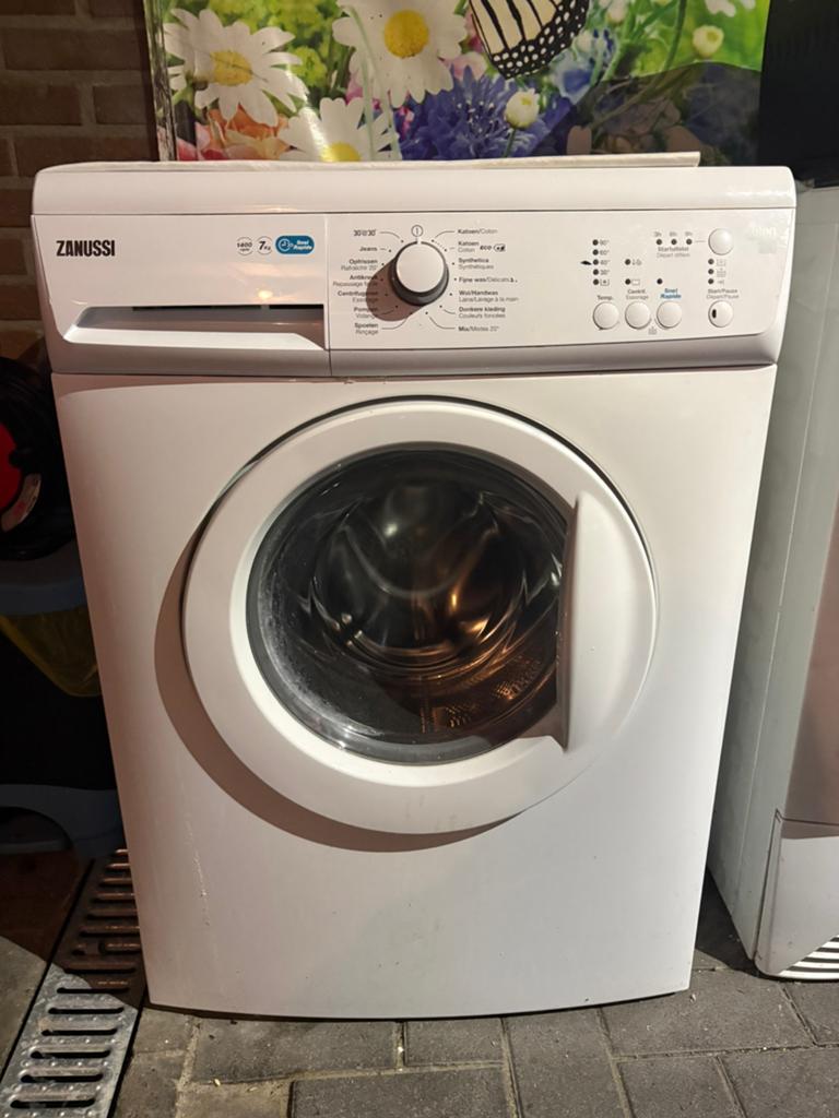 Zanussi wasmachine 7kg – 1400 toeren, Elektronische apparatuur, Wasmachines, Ophalen, Gebruikt