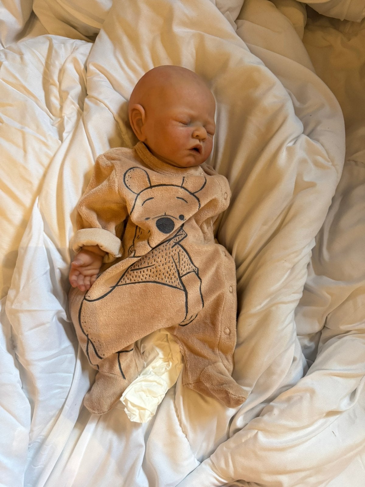 Reborn full siliconen, Ophalen of Verzenden, Zo goed als nieuw, Jongetje