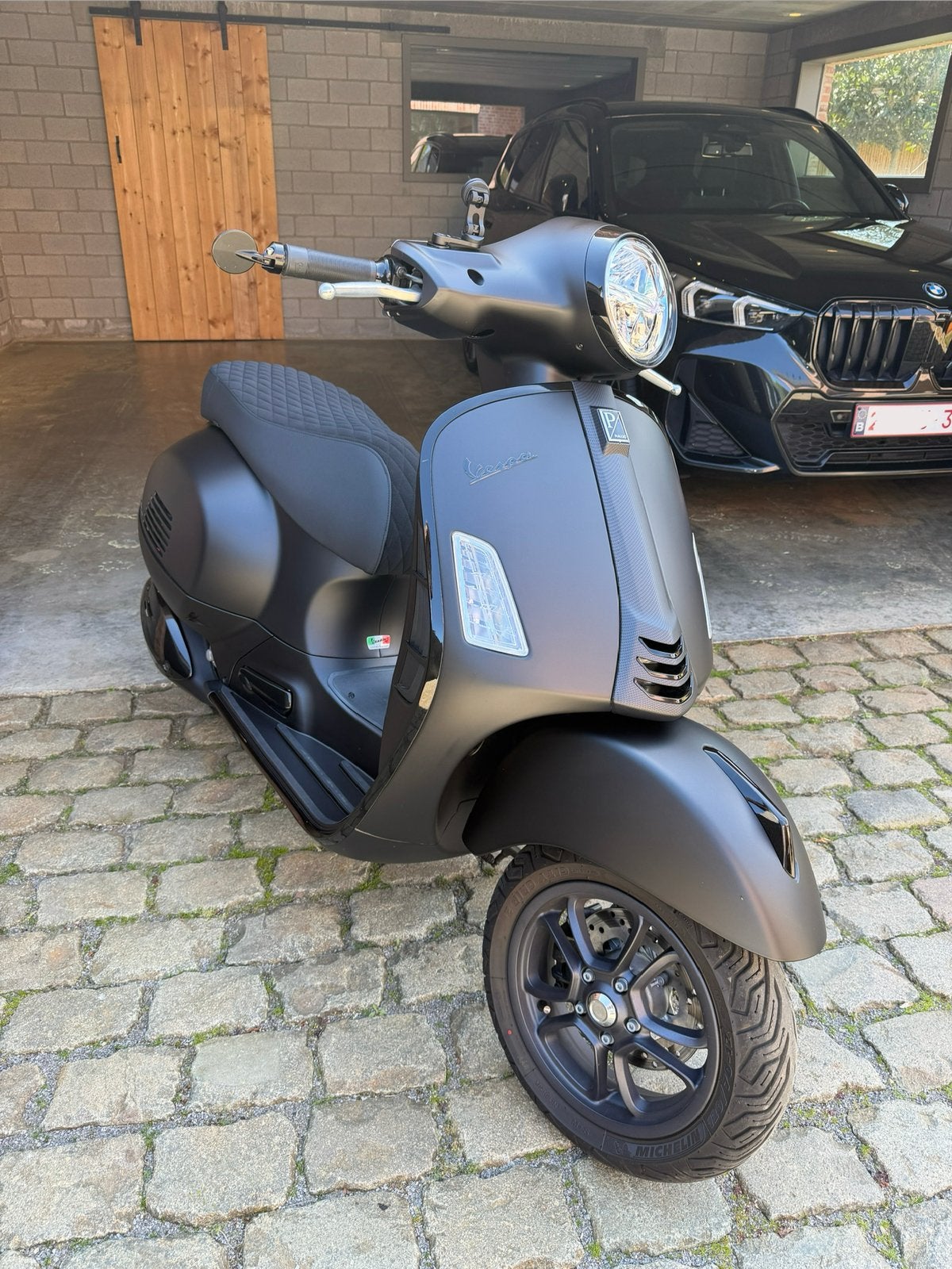 Vespa GTS Super Sport 300 (mat zwart), Fietsen en Brommers, Scooters | Vespa, Ophalen of Verzenden, Zo goed als nieuw