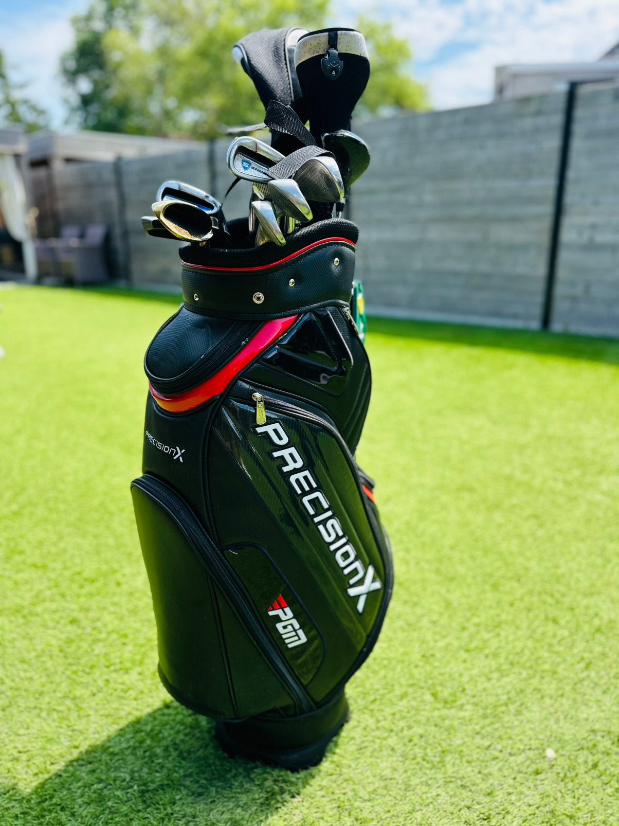 Golfzak volledig set met trolley, Enlèvement, Comme neuf, Set