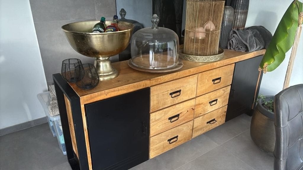 dressoir, Huis en Inrichting, Kasten | Dressoirs, Ophalen, Minder dan 50 cm, Zo goed als nieuw, Industrieel