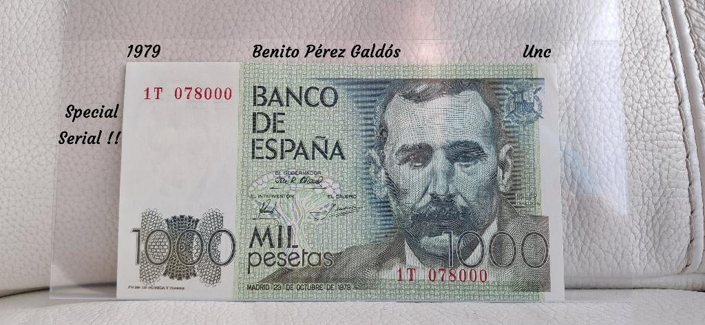 Espagne 1000 pesetas, Envoi, Autres pays, Billets en vrac
