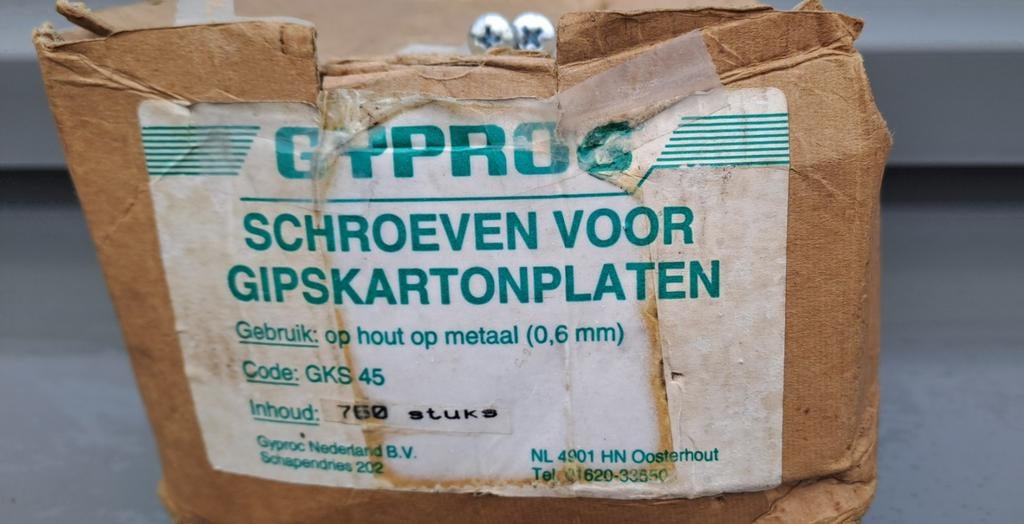 Vijzen voor "Gipskartonplaten" hout/metaal, nieuwe 700 stuks, Bricolage & Construction, Quincaillerie & Fixations, Enlèvement