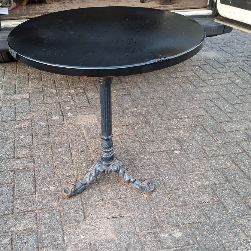 TUIN   // TERRAS   TAFEL, Tuin en Terras, Tuintafels, Ophalen of Verzenden, Zo goed als nieuw, Rond, Metaal