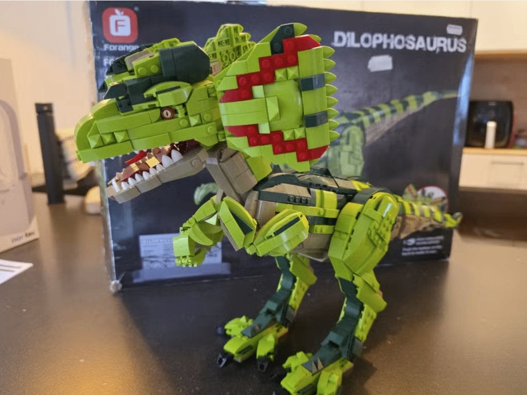 Forange "Lego" Dino Dilophosaurus, Enlèvement ou Envoi, Comme neuf, Lego, Disney
