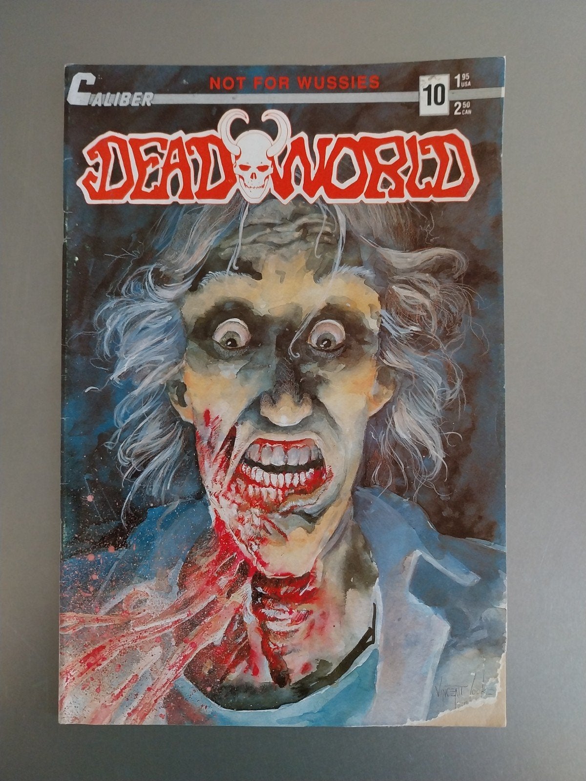 Deadworld #10 – The Crow teaser – Vince Locke – Caliber 1988, Ophalen of Verzenden