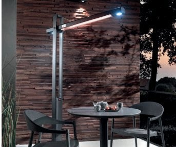 Radiateur de terrasse design 2200 W avec télécommande, Jardin & Terrasse, Électrique, Sol, Comme neuf, Enlèvement