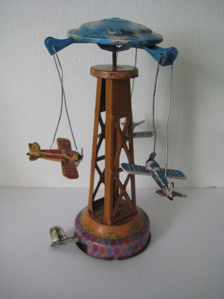 VINTAGE BLIKKEN CARROUSEL, Ophalen of Verzenden