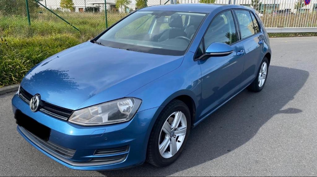 Golf 7 1.2 TSi uit het jaar 2013, Auto's, Volkswagen, Stof, Blauw, 5 deurs, Onderhoudsboekje