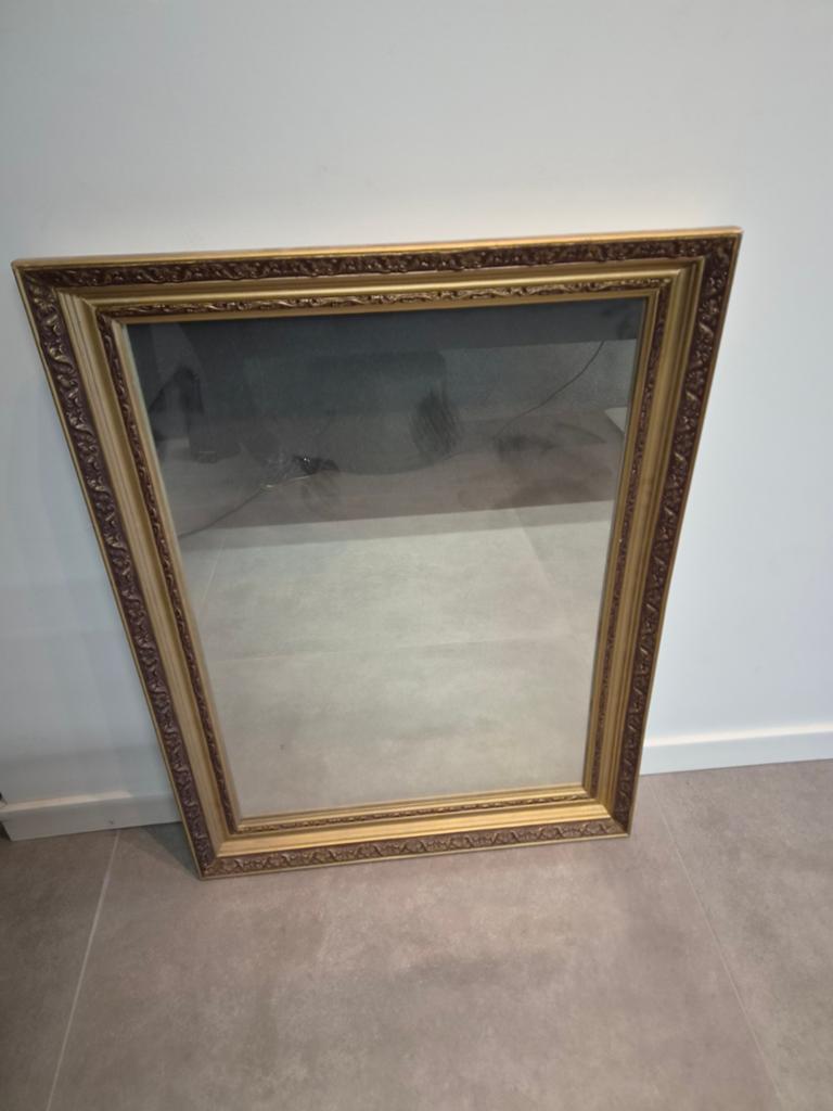 Spiegel 50x70 met kader 60x80 in perfecte staat., Ophalen