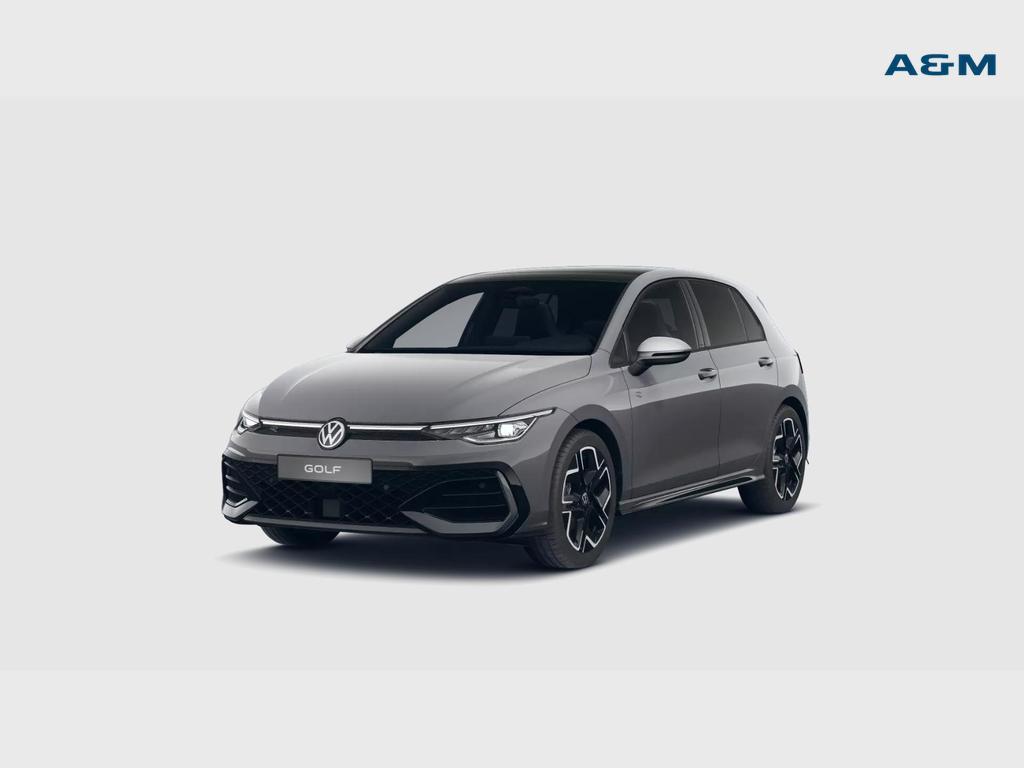 Volkswagen Golf VIII Golf 1.5 eTSI R-Line Business Premium D, Auto's, Golf, Zilver of Grijs, Stadsauto, Alarm