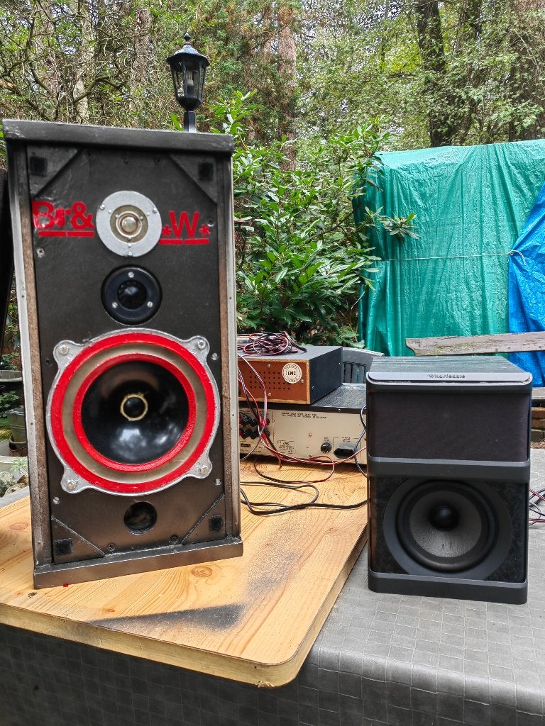 Twee wezen..two orphans, Stereo speakers, Gebruikt, Wharfedale, Ophalen of Verzenden