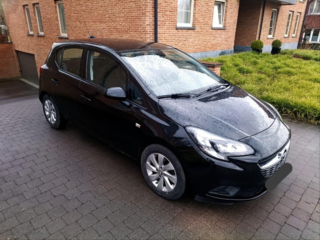 Opel Corsa 2018 1.2i 98000km, Auto's, Euro 6, Zwart, Berline, 5 deurs