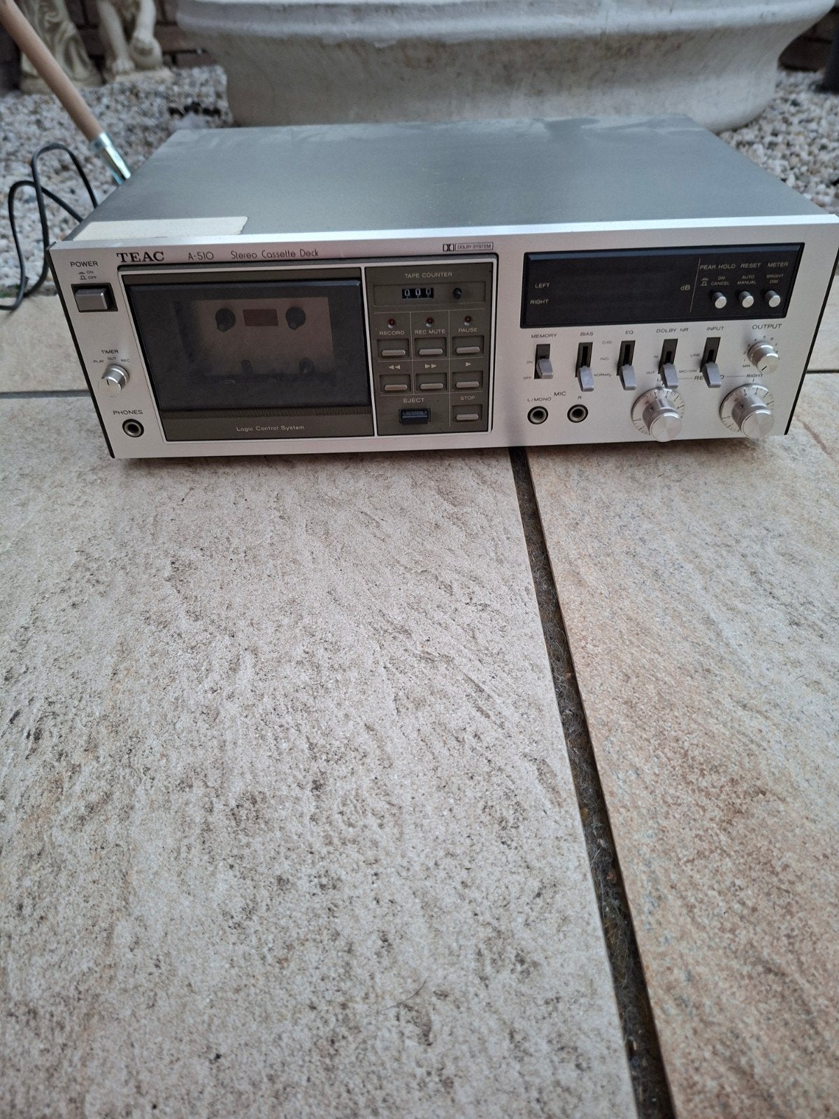Platine Cassette Vintage TEAC A-510Lecteur, Enlèvement