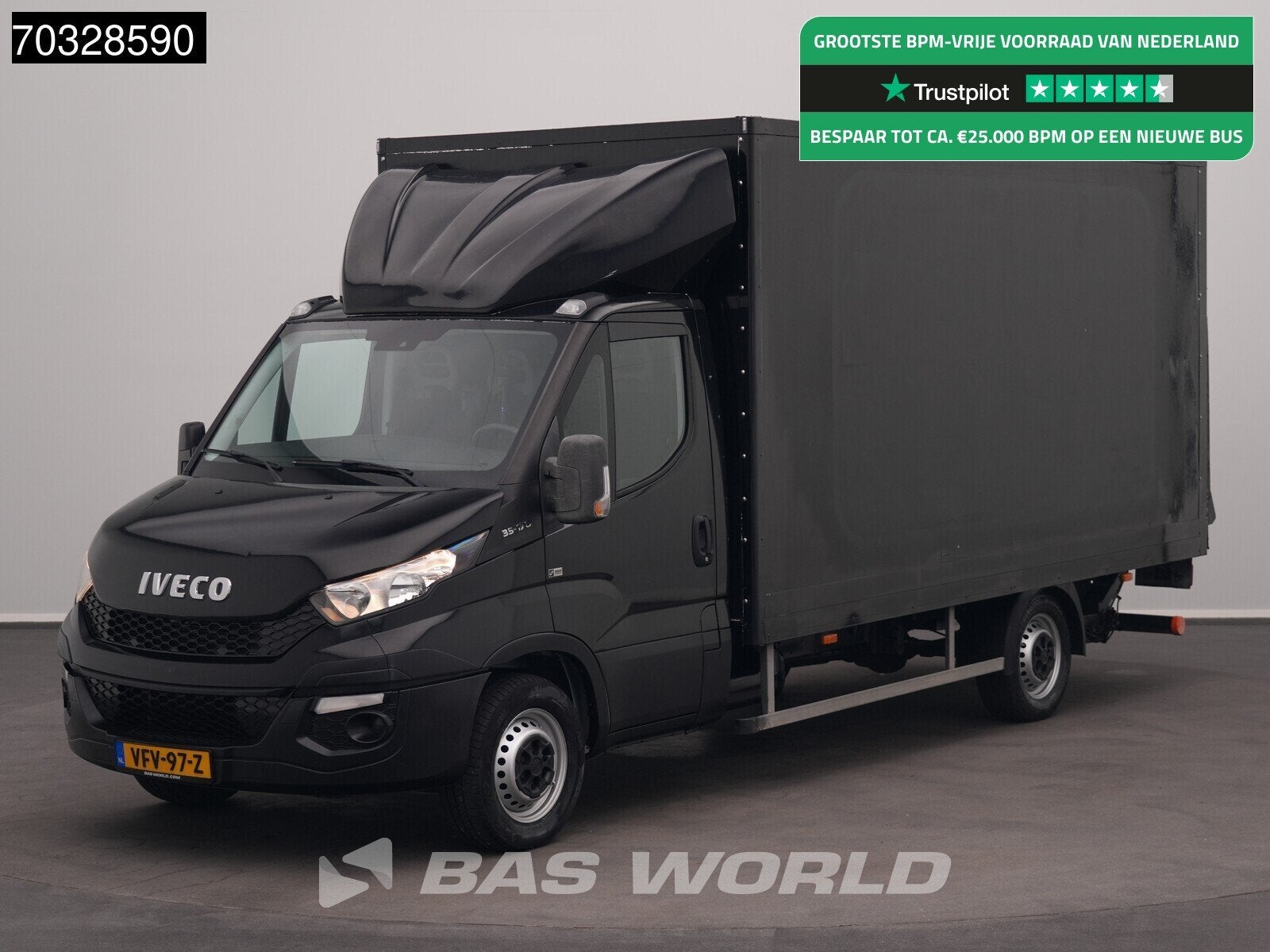 Iveco Daily 35S17 3.0L Automaat 170PK Laadklep Airco Cruise, Euro 5, Achat, Entreprise, Air conditionné automatique