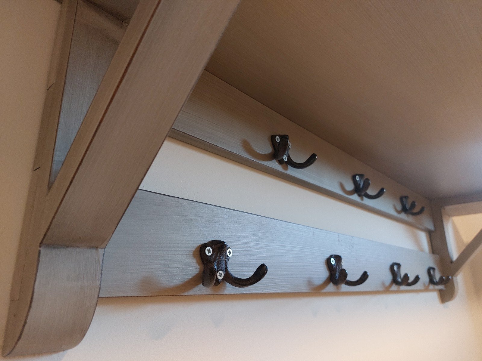 Landelijke kapstok, Huis en Inrichting, Woonaccessoires | Kapstokken, Ophalen, Hout