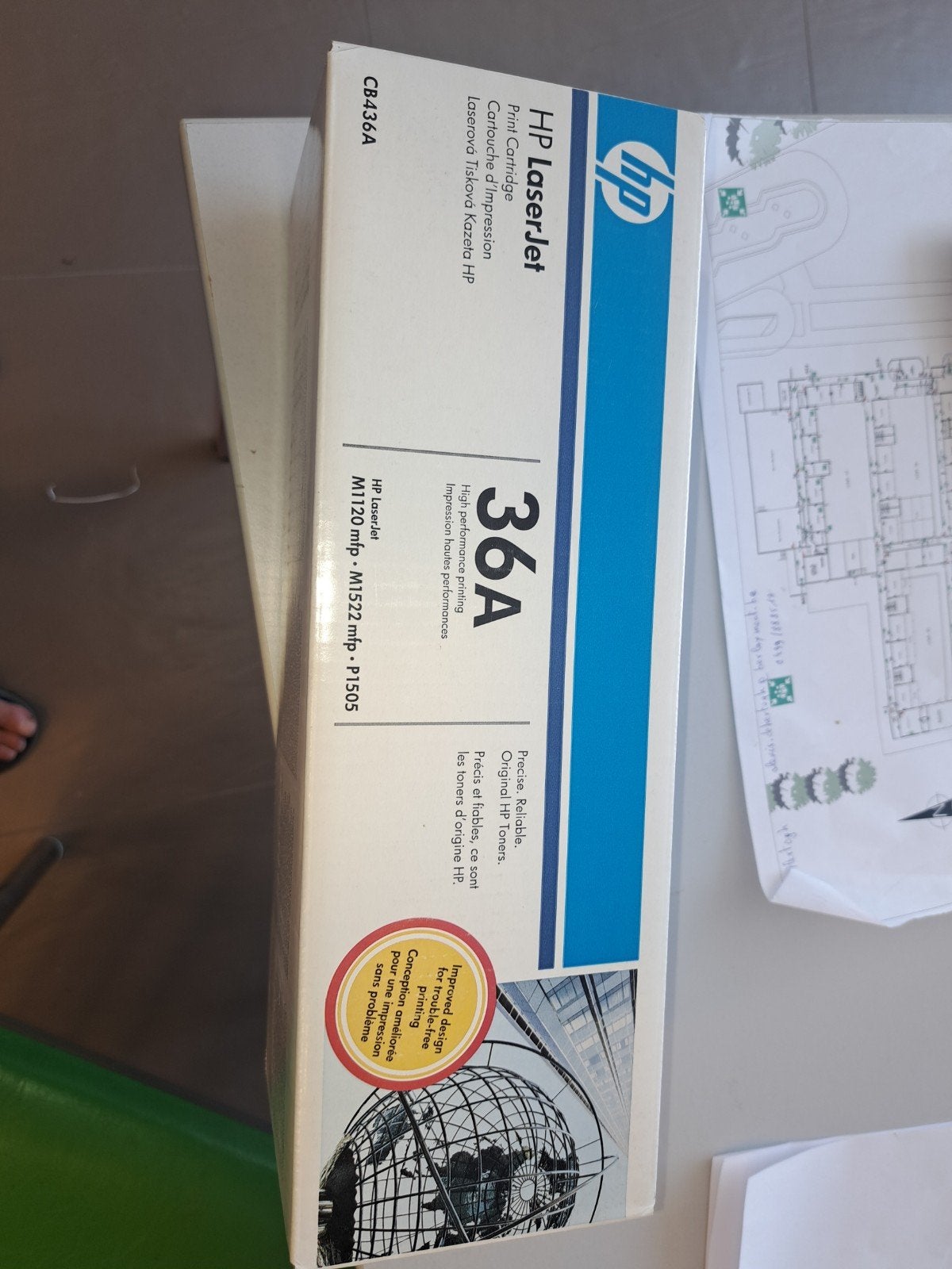 HP 36A toner LaserJet noir authentique, Enlèvement ou Envoi, Toner, HP
