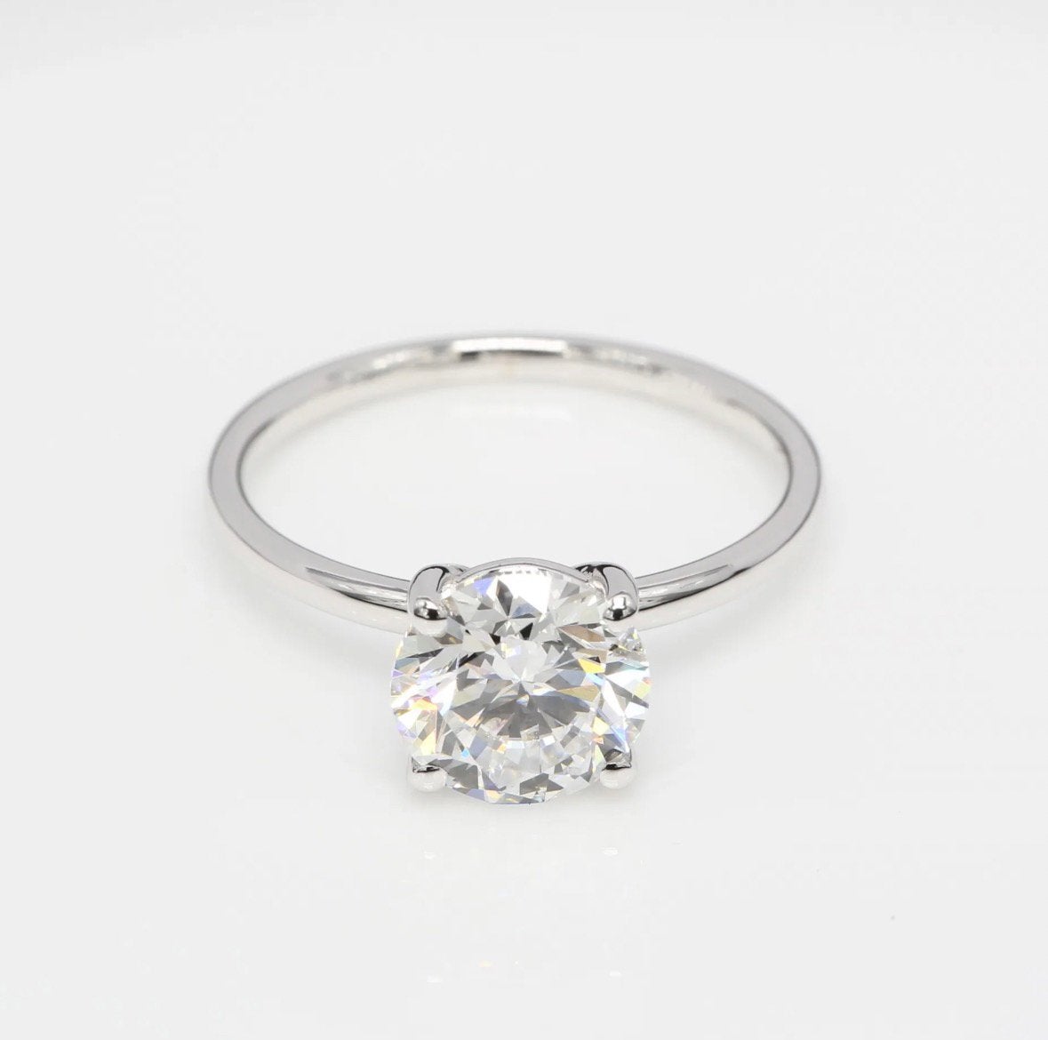 Schitterende 1ct Verlovingsring met Diamant -IGI certificaat, Wit, Nieuw, Ophalen of Verzenden, 17 tot 18